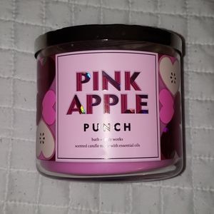 Bath & Body Works Pink Apple Punch Candle